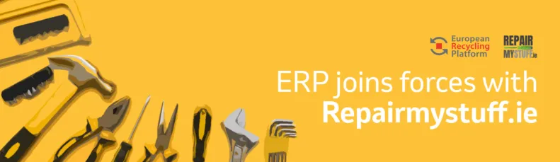 Repairmystuff partners with European Recycling Platform (ERP)